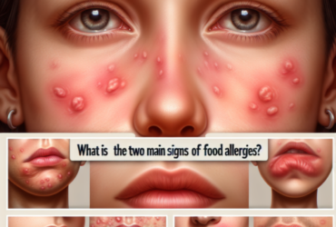 Quels sont les deux principaux signes de l'allergie alimentaire ?