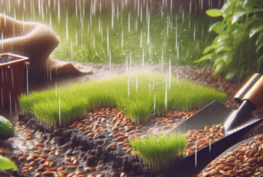 forte pluie après semis gazon