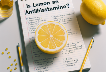 Est-ce Que le Citron est un Antihistaminique Naturel Efficace ? Est-ce que le citron est un antihistaminique ?