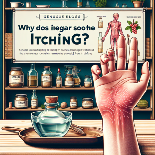Pourquoi le vinaigre calme les démangeaisons ?