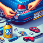 enlever autocollant voiture