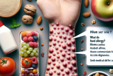 Comment sont les boutons d'une allergie alimentaire ?