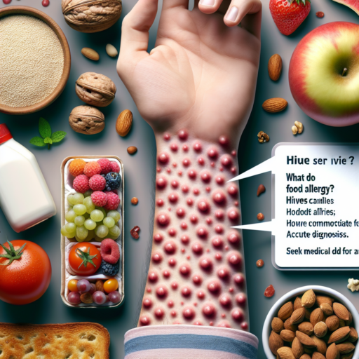 Comment sont les boutons d'une allergie alimentaire ?