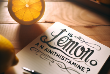 Le Citron Est-Il Vraiment un Antihistaminique Naturel? Est-ce que le citron est un antihistaminique ?
