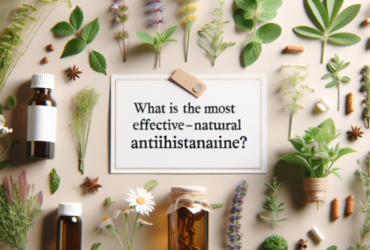 Quel est l'antihistaminique naturel le plus efficace ?