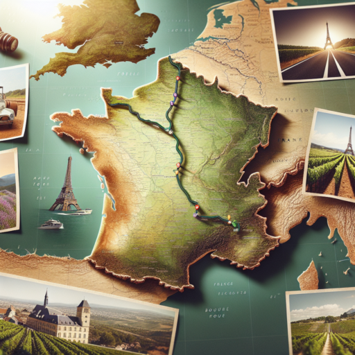 Quelle distance du nord au sud de la France ?