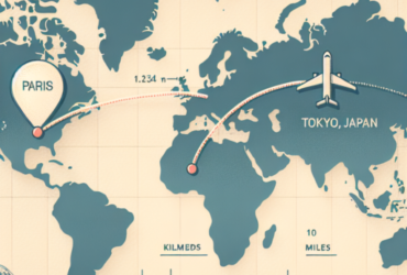 Quelle est la distance entre Paris et Tokyo en avion ?