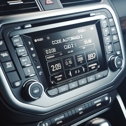 code autoradio clio 2